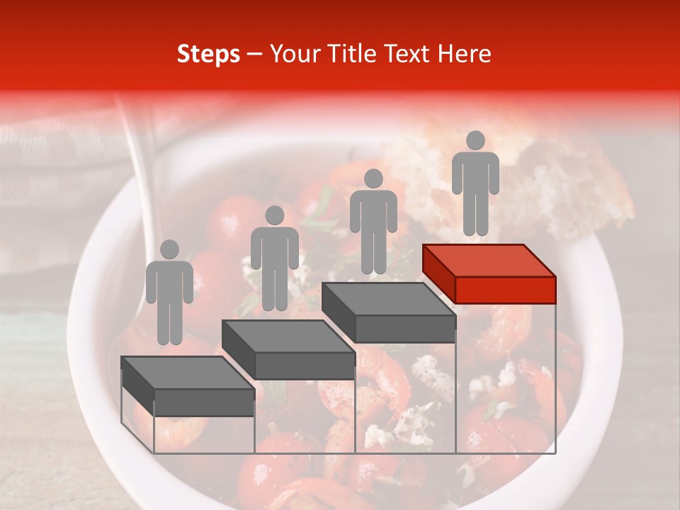 Vegetarian Healthy Red PowerPoint Template