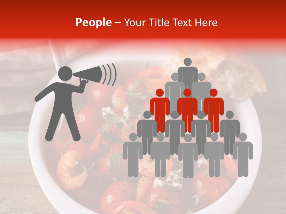 Vegetarian Healthy Red PowerPoint Template