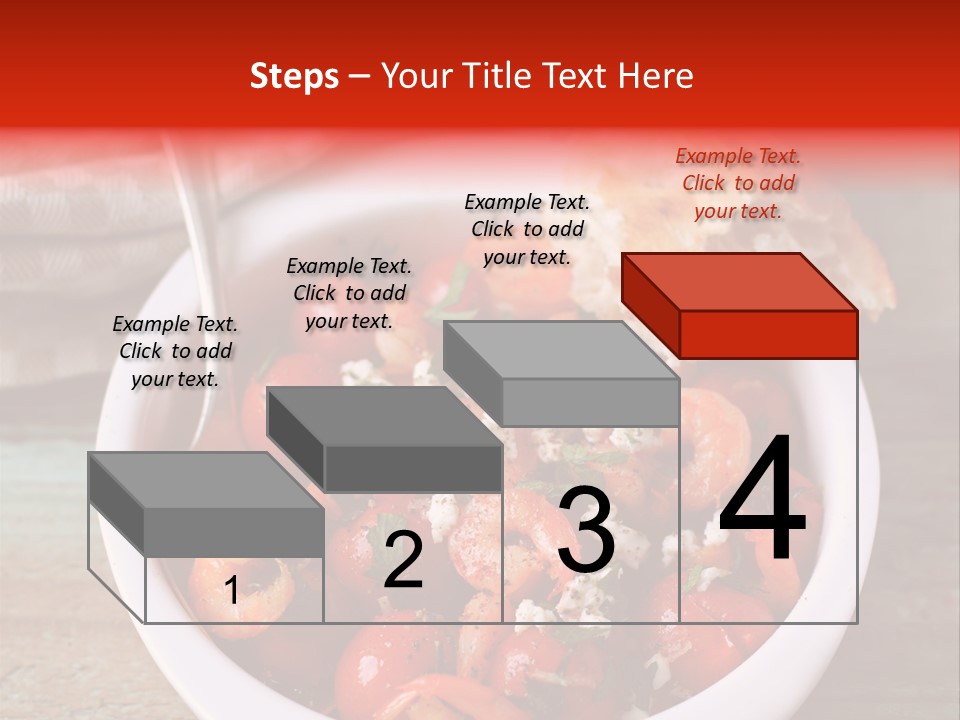 Vegetarian Healthy Red PowerPoint Template