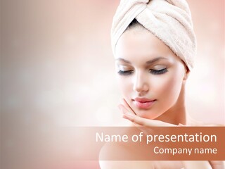 Healthy Beautiful Bathroom PowerPoint Template