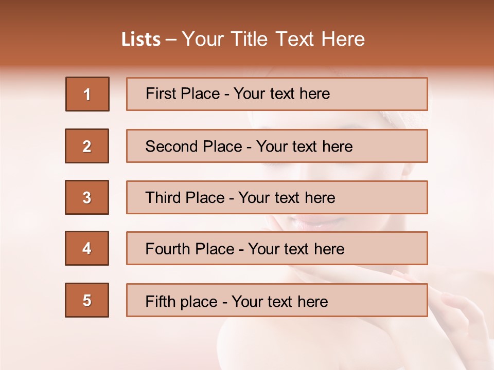 Healthy Beautiful Bathroom PowerPoint Template