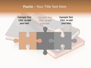 Book Vintage Justice PowerPoint Template