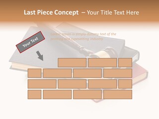 Book Vintage Justice PowerPoint Template