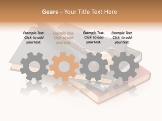 Book Vintage Justice PowerPoint Template