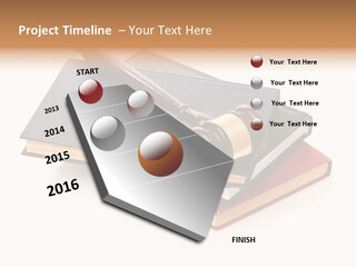 Book Vintage Justice PowerPoint Template