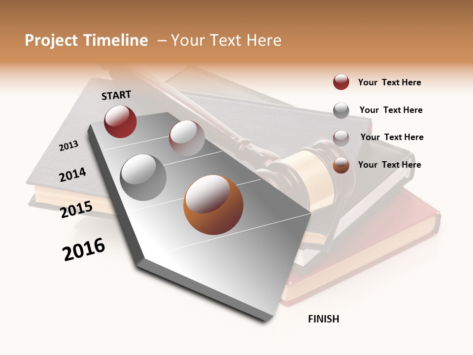 Book Vintage Justice PowerPoint Template