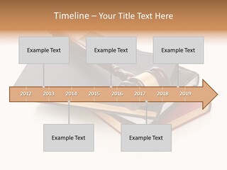 Book Vintage Justice PowerPoint Template