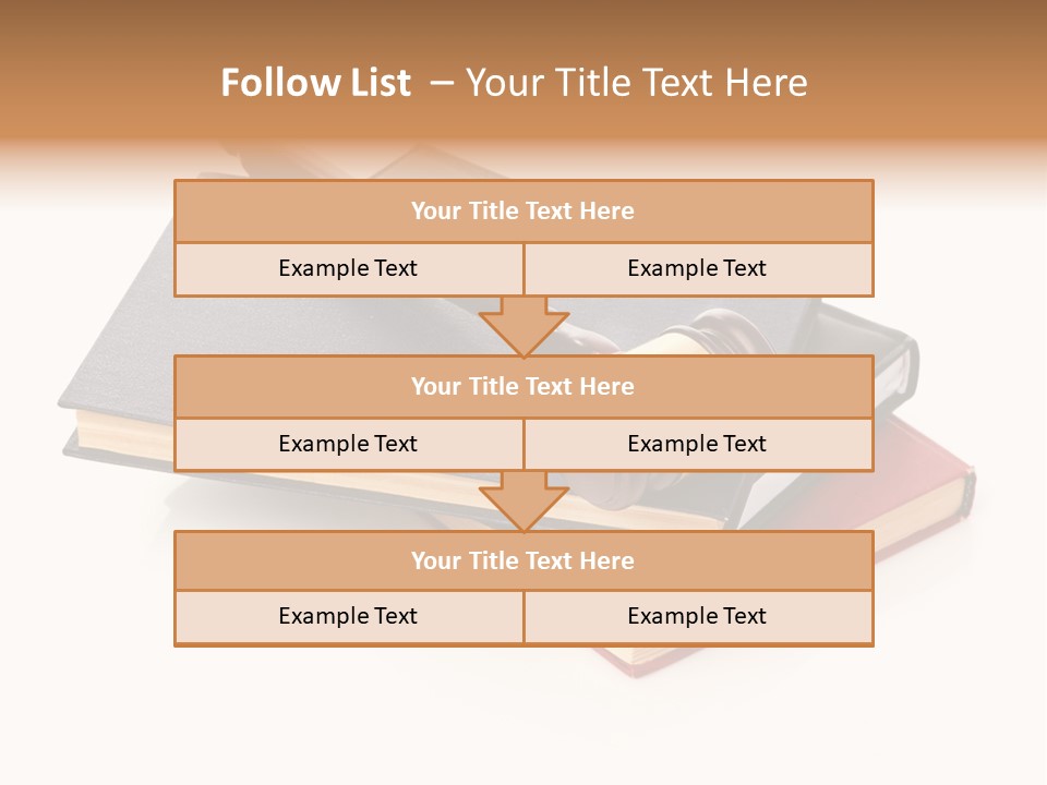 Book Vintage Justice PowerPoint Template