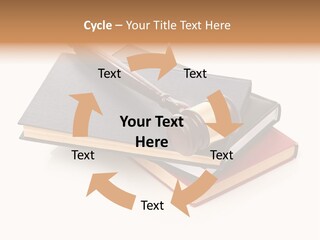 Book Vintage Justice PowerPoint Template