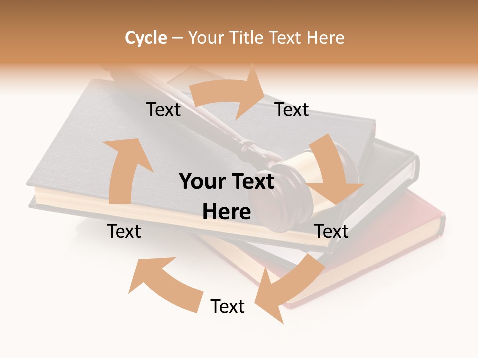 Book Vintage Justice PowerPoint Template