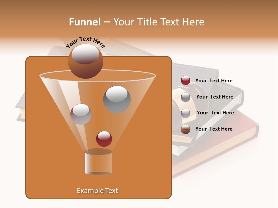 Book Vintage Justice PowerPoint Template