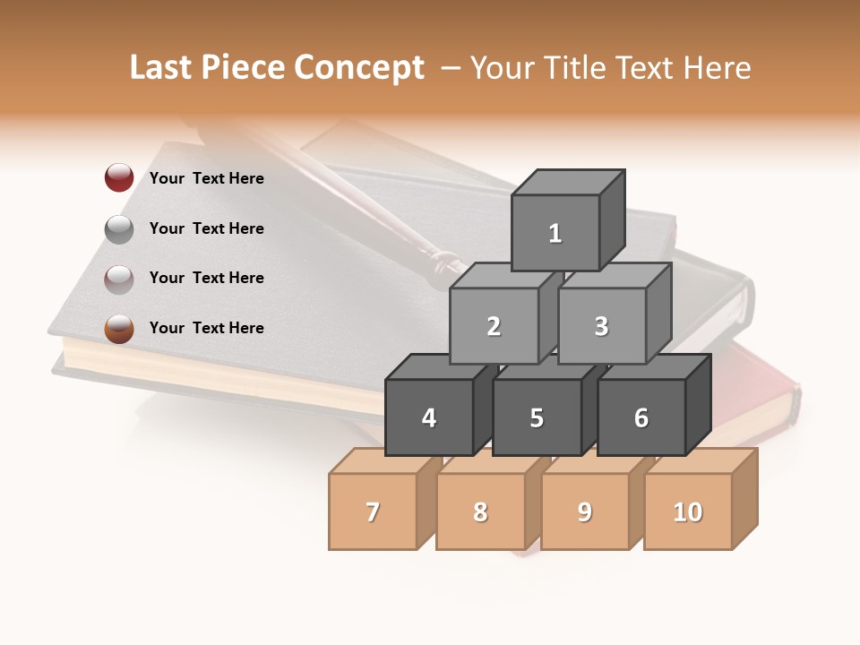 Book Vintage Justice PowerPoint Template
