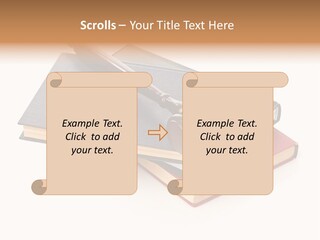 Book Vintage Justice PowerPoint Template