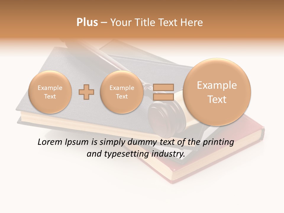 Book Vintage Justice PowerPoint Template