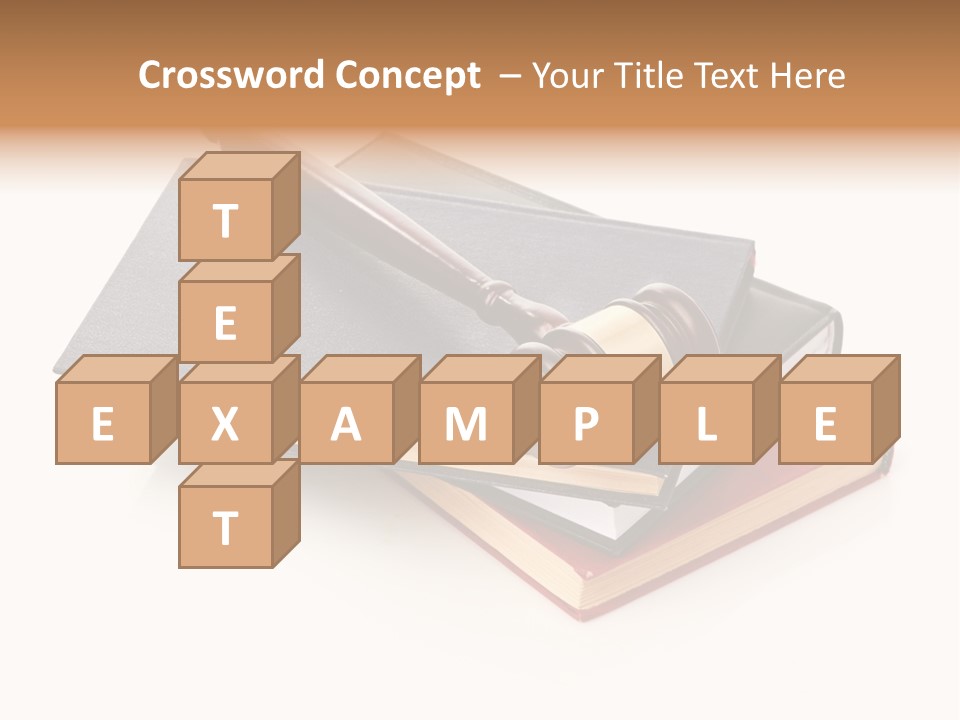 Book Vintage Justice PowerPoint Template