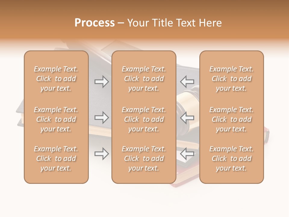 Book Vintage Justice PowerPoint Template