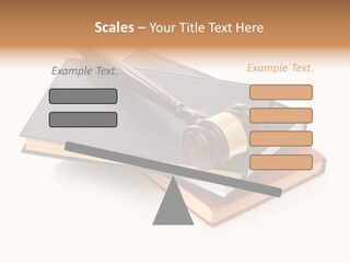 Book Vintage Justice PowerPoint Template
