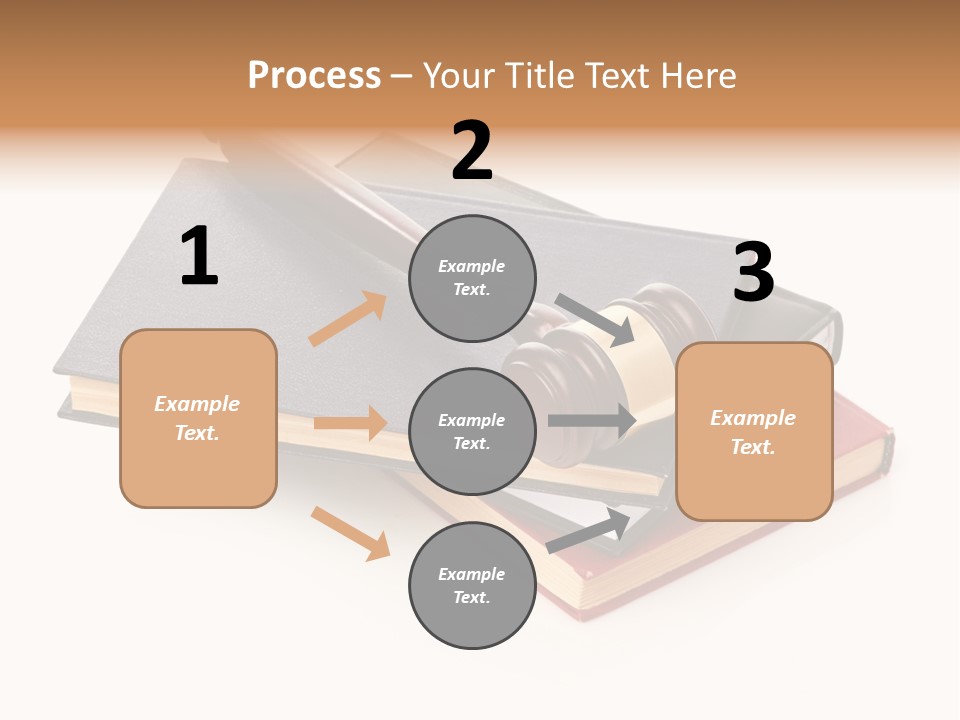 Book Vintage Justice PowerPoint Template
