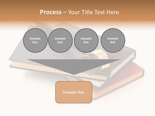 Book Vintage Justice PowerPoint Template