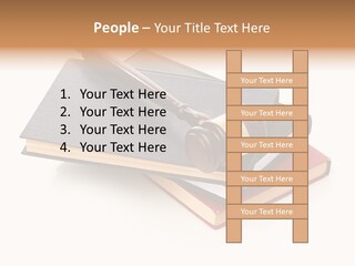 Book Vintage Justice PowerPoint Template