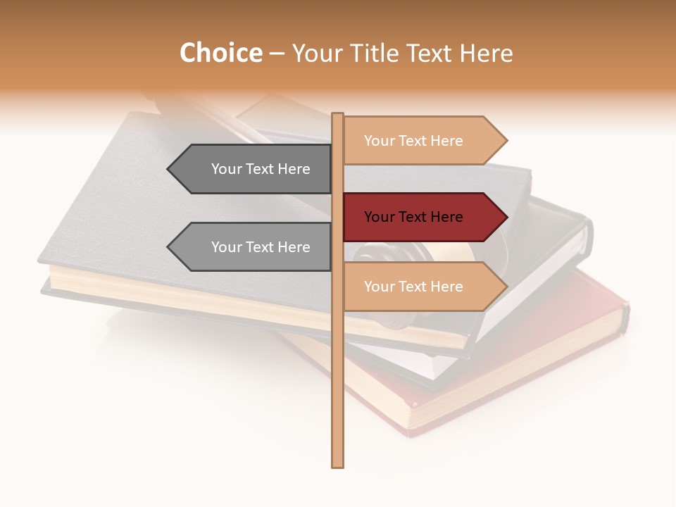 Book Vintage Justice PowerPoint Template