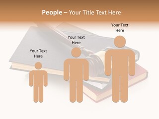 Book Vintage Justice PowerPoint Template