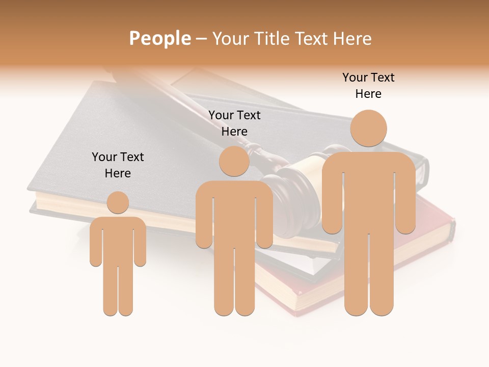 Book Vintage Justice PowerPoint Template