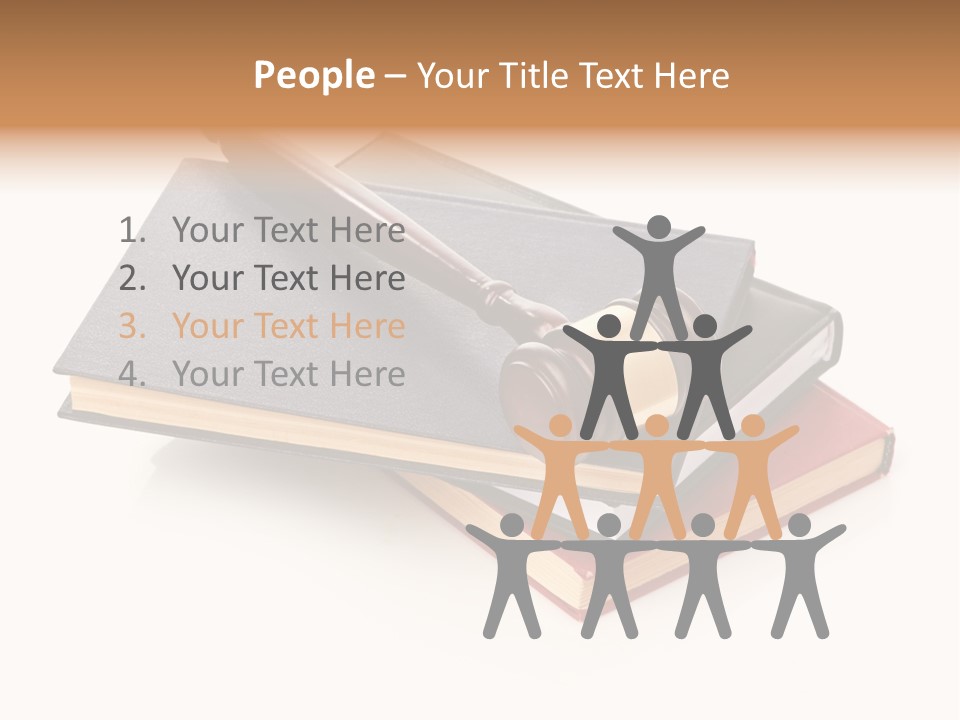 Book Vintage Justice PowerPoint Template