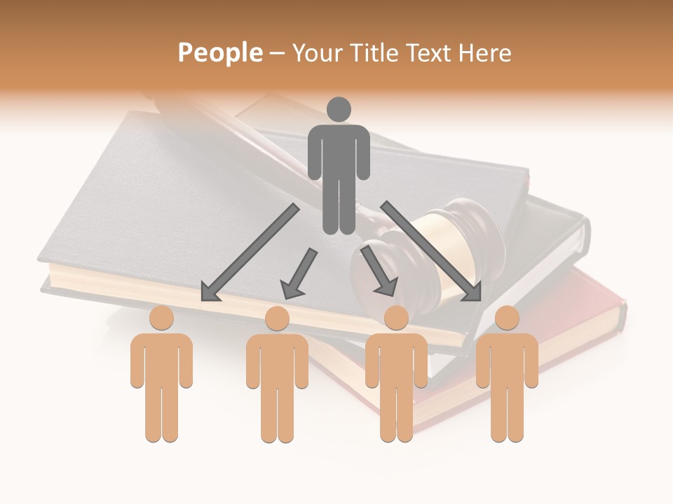 Book Vintage Justice PowerPoint Template