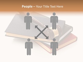 Book Vintage Justice PowerPoint Template