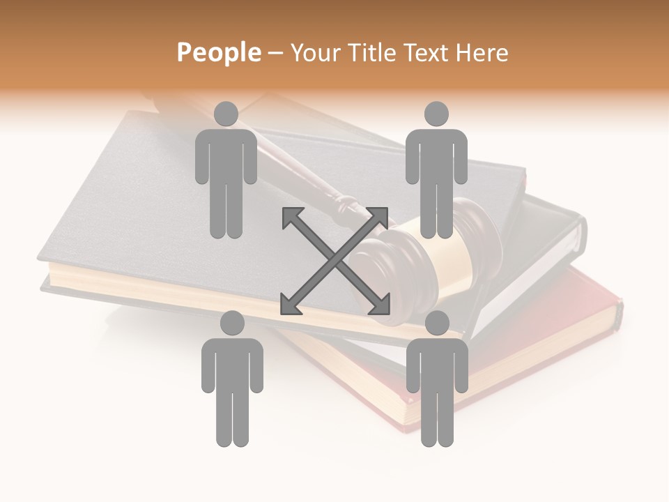 Book Vintage Justice PowerPoint Template