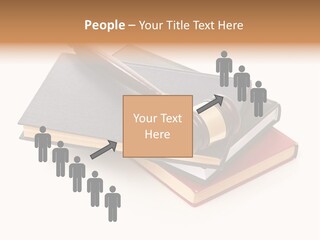 Book Vintage Justice PowerPoint Template