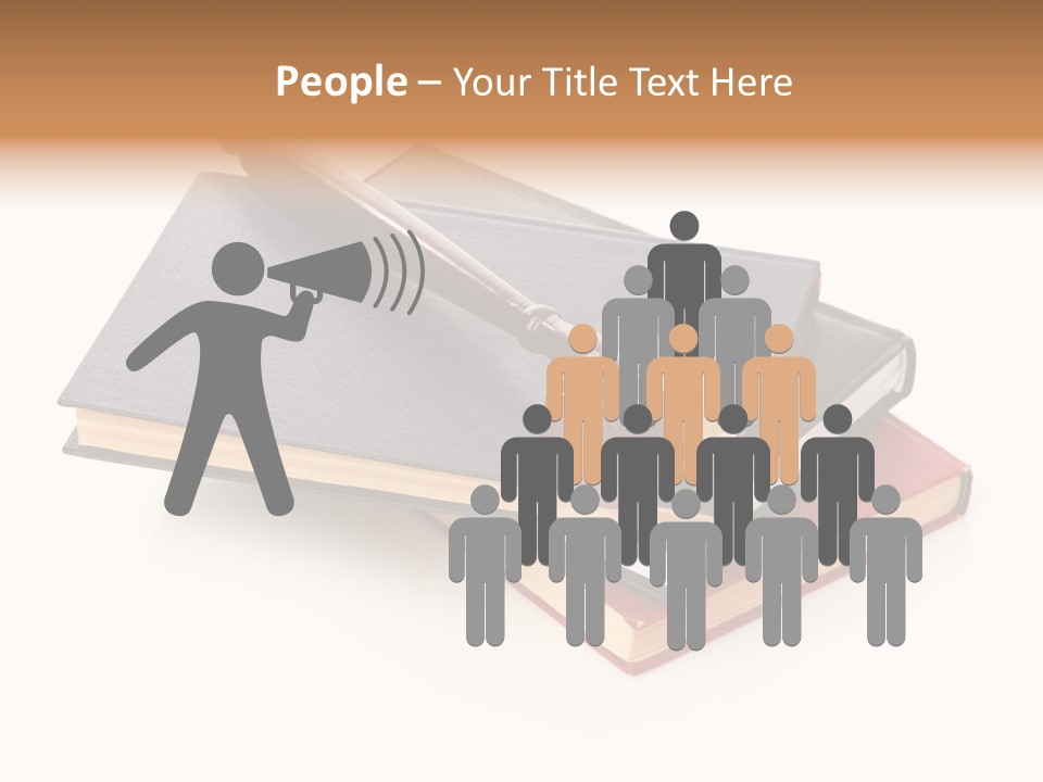 Book Vintage Justice PowerPoint Template