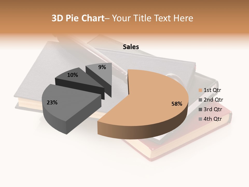 Book Vintage Justice PowerPoint Template