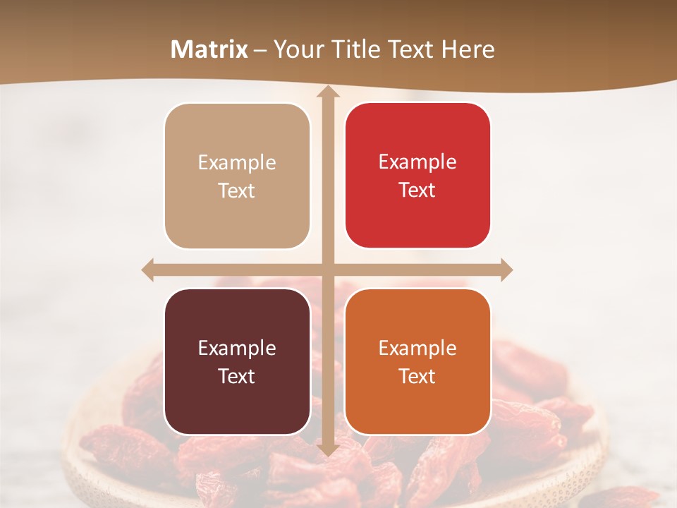 Goji Tibetan Tablespoon PowerPoint Template