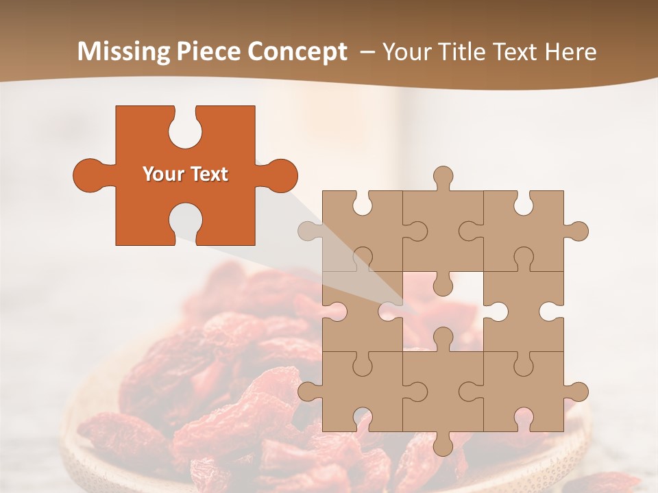 Goji Tibetan Tablespoon PowerPoint Template