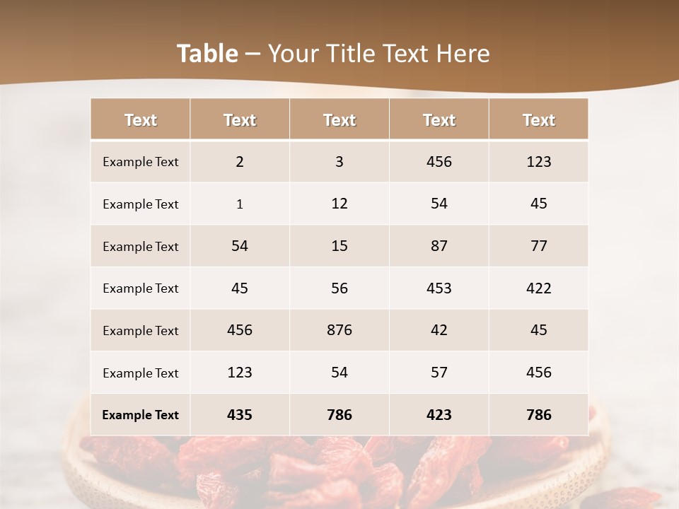 Goji Tibetan Tablespoon PowerPoint Template