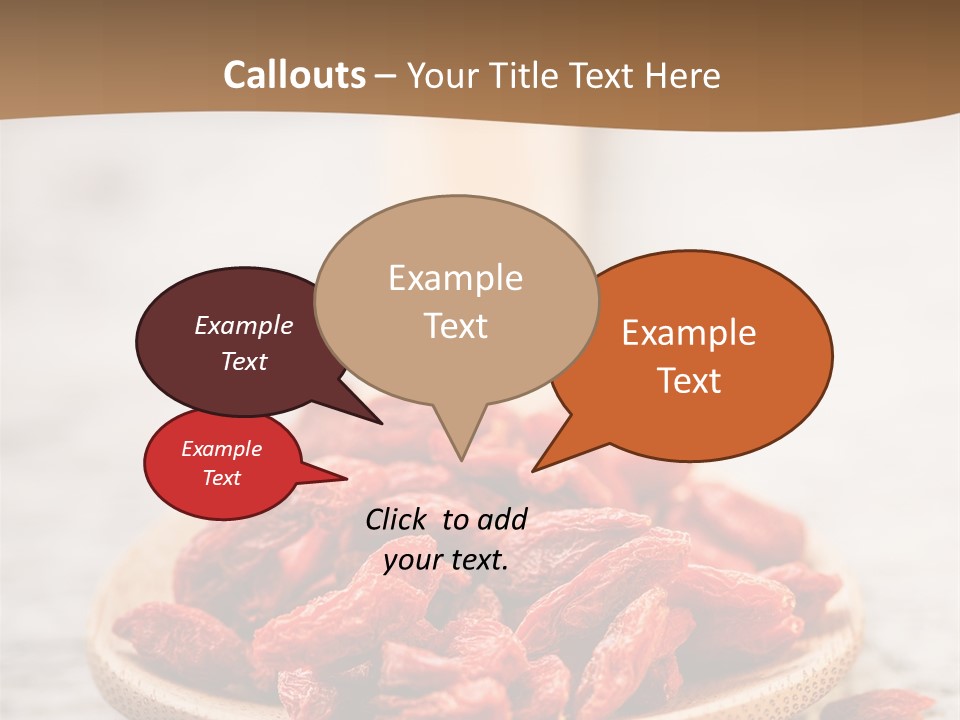 Goji Tibetan Tablespoon PowerPoint Template