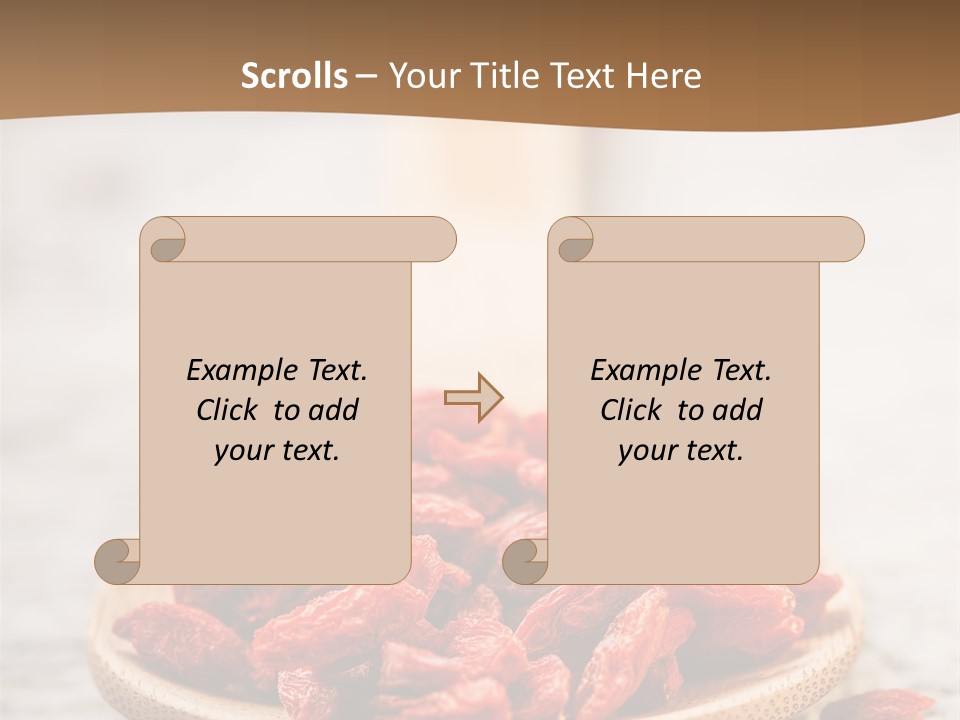 Goji Tibetan Tablespoon PowerPoint Template