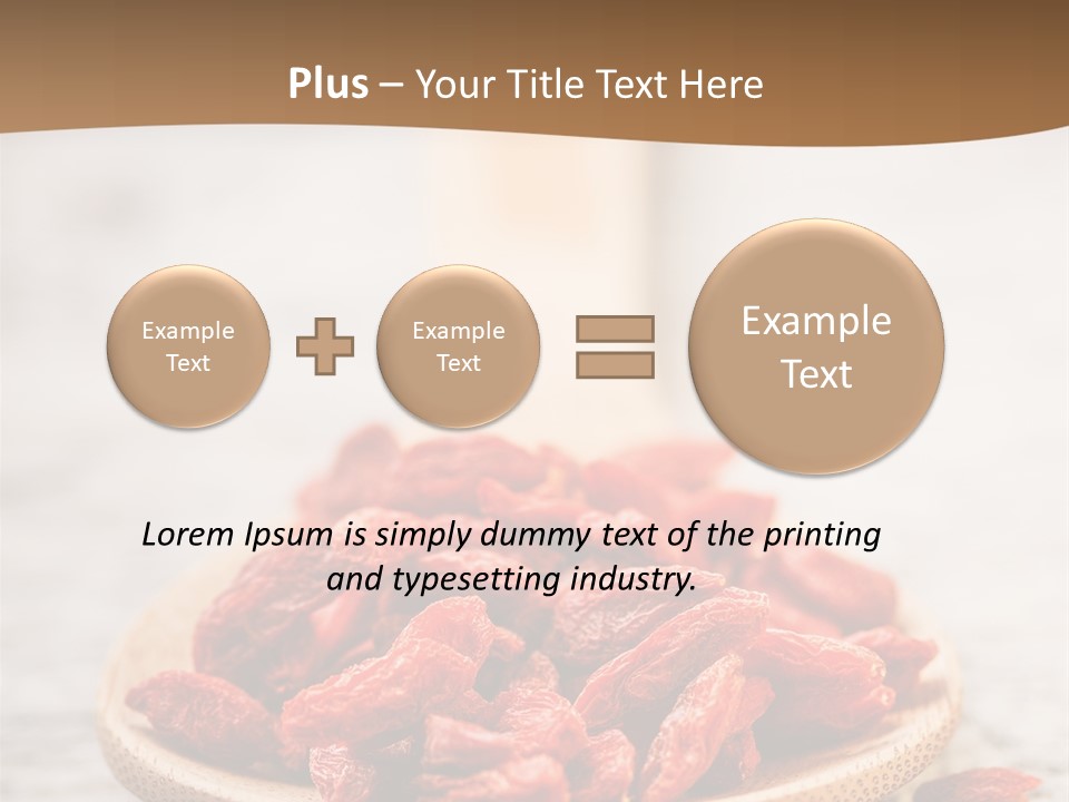 Goji Tibetan Tablespoon PowerPoint Template