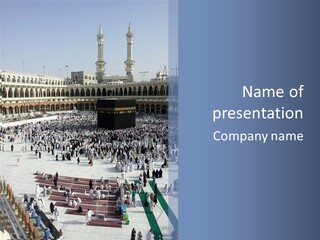 Middle Eastern Background Unique PowerPoint Template