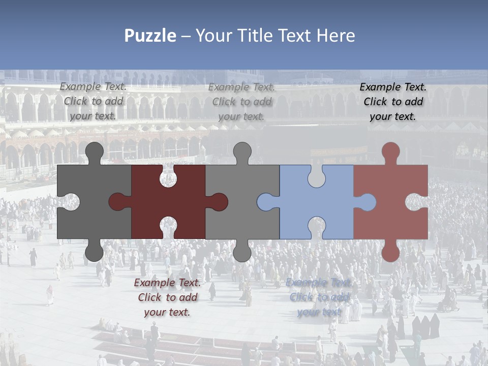 Middle Eastern Background Unique PowerPoint Template