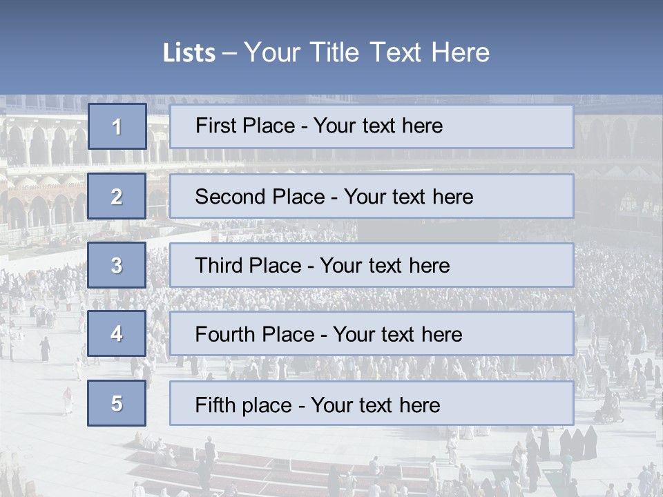 Middle Eastern Background Unique PowerPoint Template