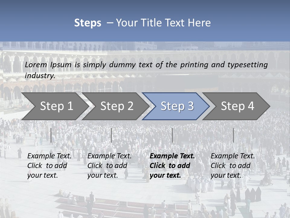 Middle Eastern Background Unique PowerPoint Template