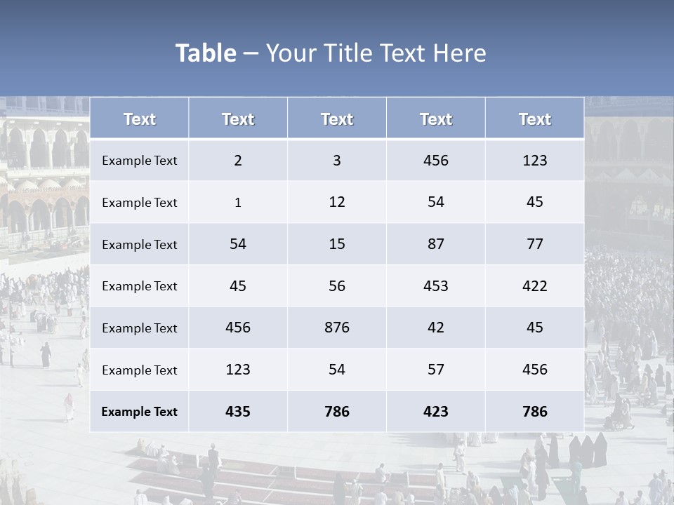 Middle Eastern Background Unique PowerPoint Template