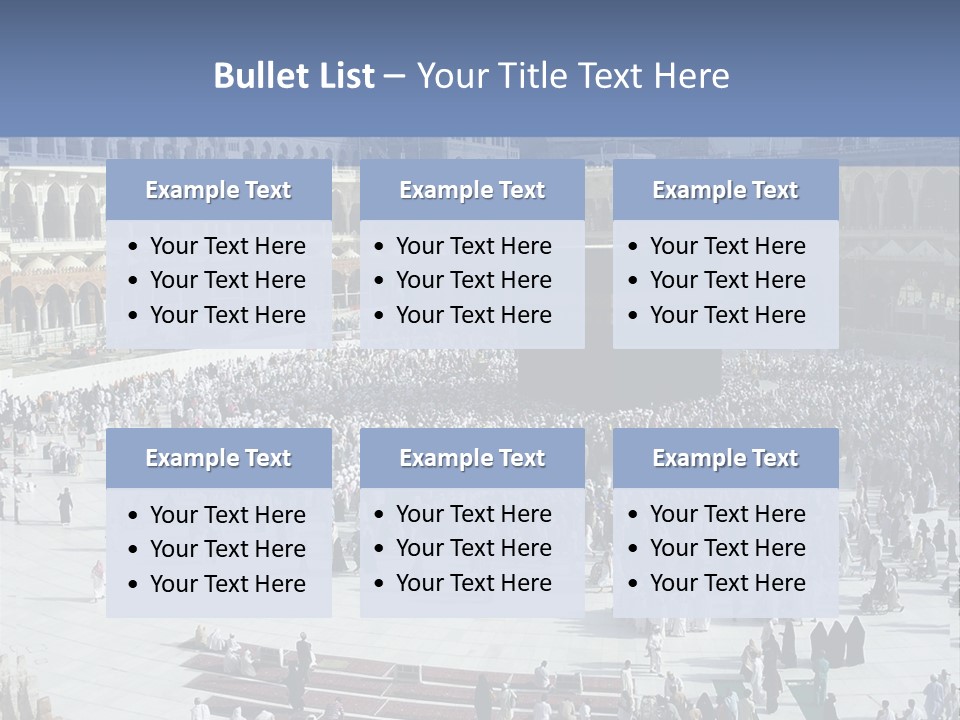 Middle Eastern Background Unique PowerPoint Template