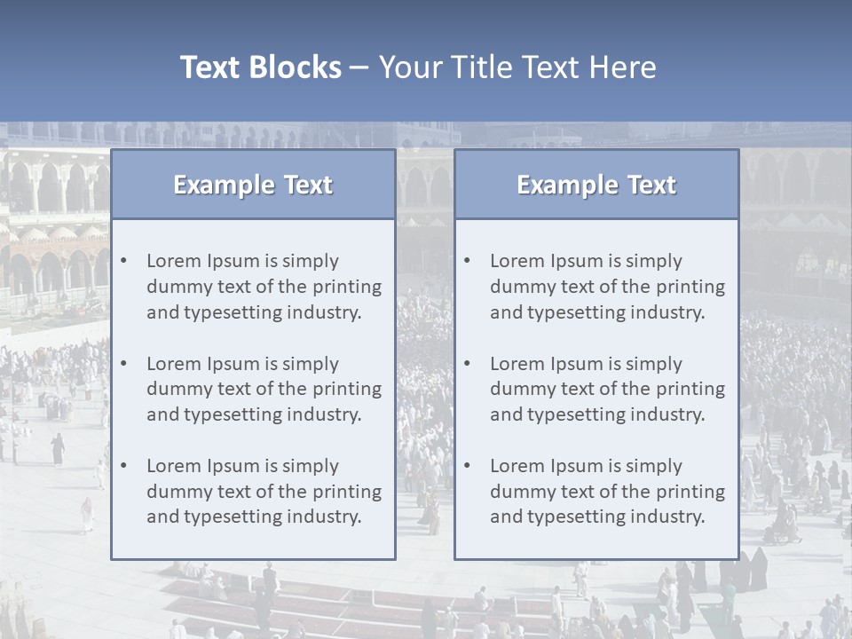 Middle Eastern Background Unique PowerPoint Template