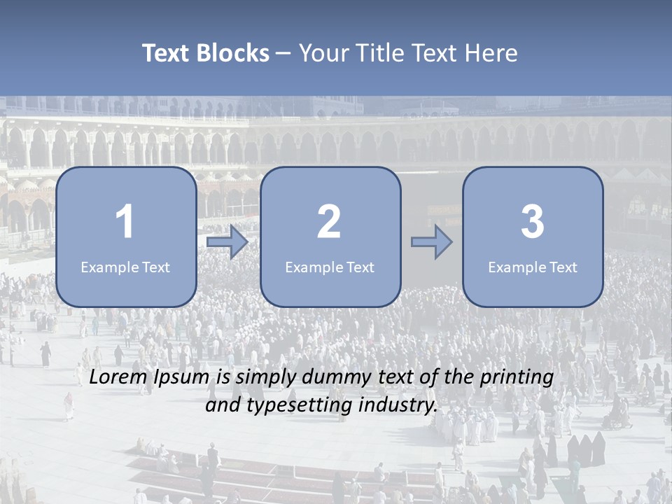 Middle Eastern Background Unique PowerPoint Template