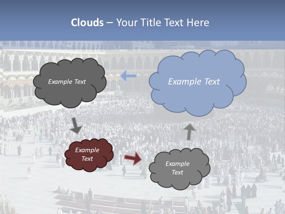 Middle Eastern Background Unique PowerPoint Template