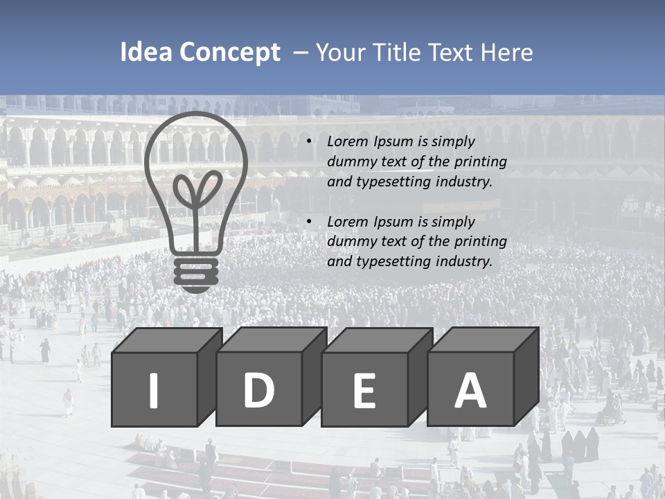 Middle Eastern Background Unique PowerPoint Template